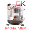 Среднетемпературный герметичный холодильный компрессор Embraco Aspera (Эмбрако Аспера), MBP, R404/R507