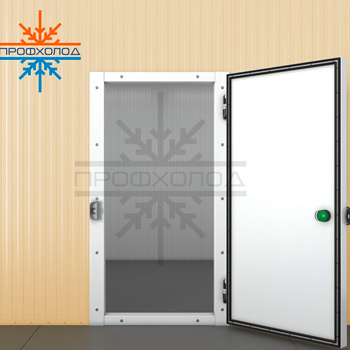 холодильные двери распашные одностворчатые с порогом