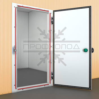 Холодильная дверь с обогреваемым ПЭНом внутри рамы